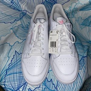 Adidas Continental 80 W pink wht 11 women 9.5 men